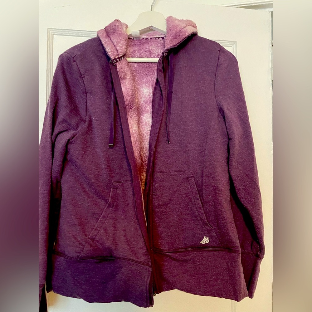 Free2B hoodie purple sweater
